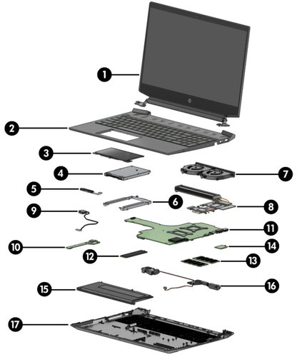 facebook laptop Parts